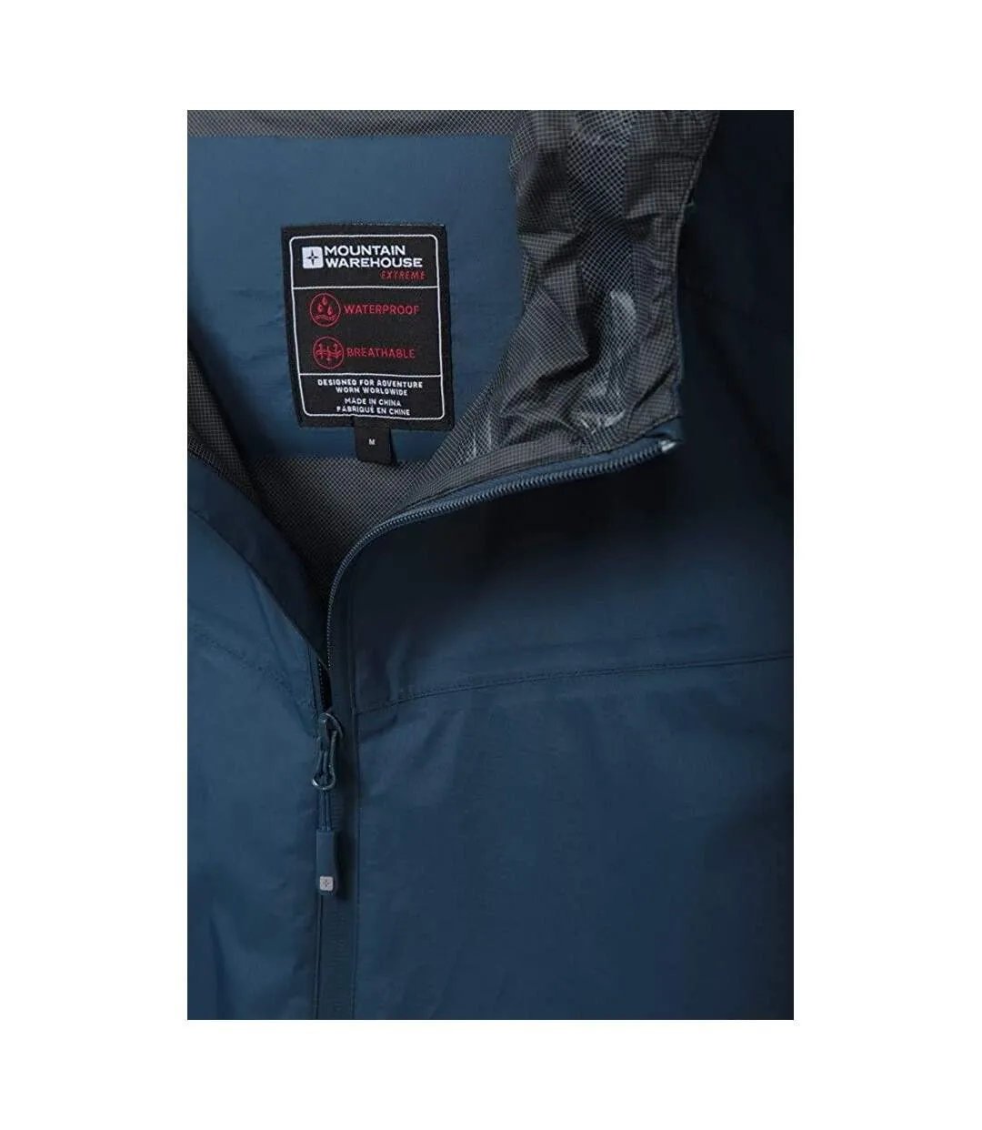 Mens rift extreme 2.5 layer waterproof jacket blue Mountain Warehouse