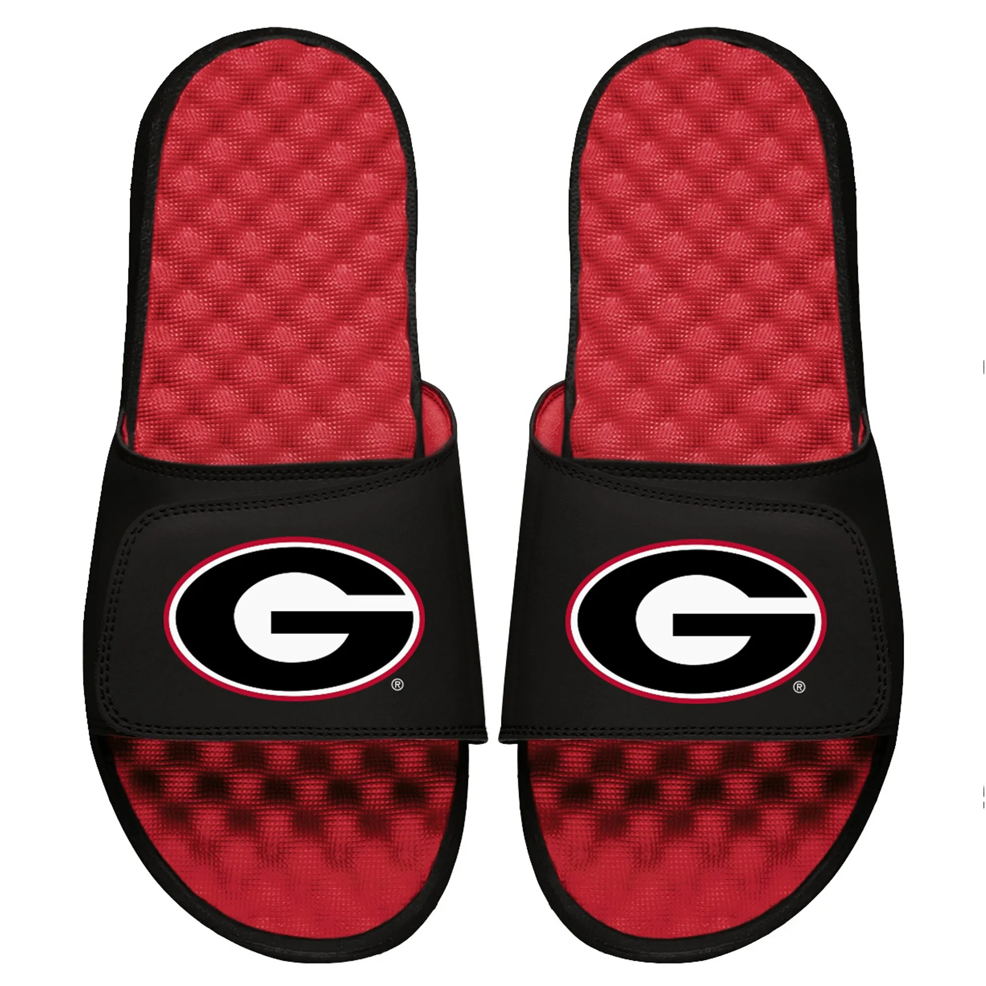 Men's ISlide Black Georgia Bulldogs Primary Logo Slide Sandals