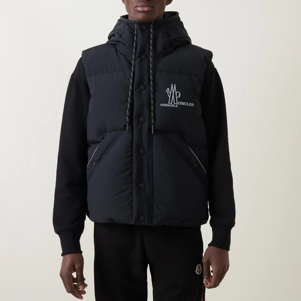 MONCLER Baldy Down Gilet - Black