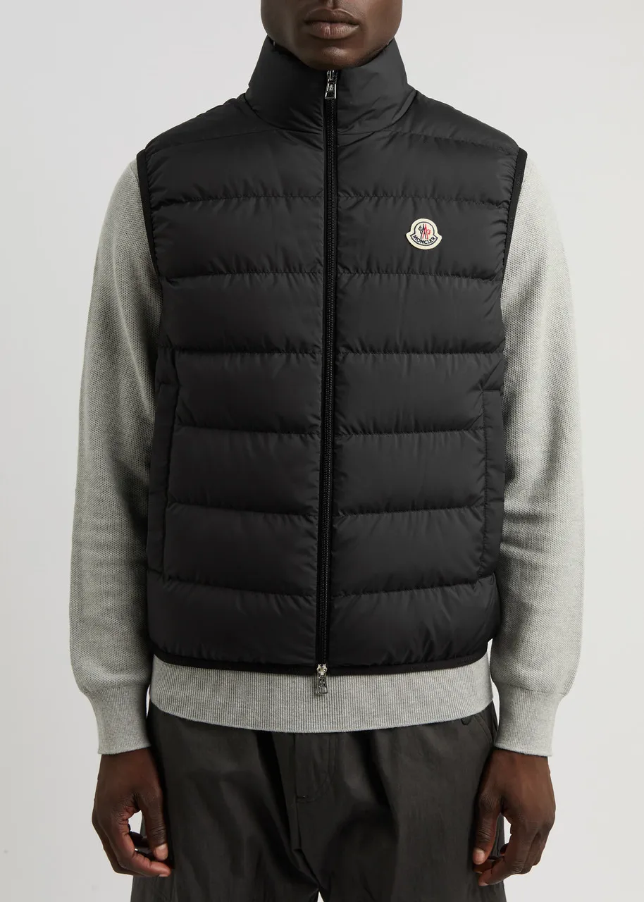 MONCLER Contrin quilted shell gilet  -                         -                     -                