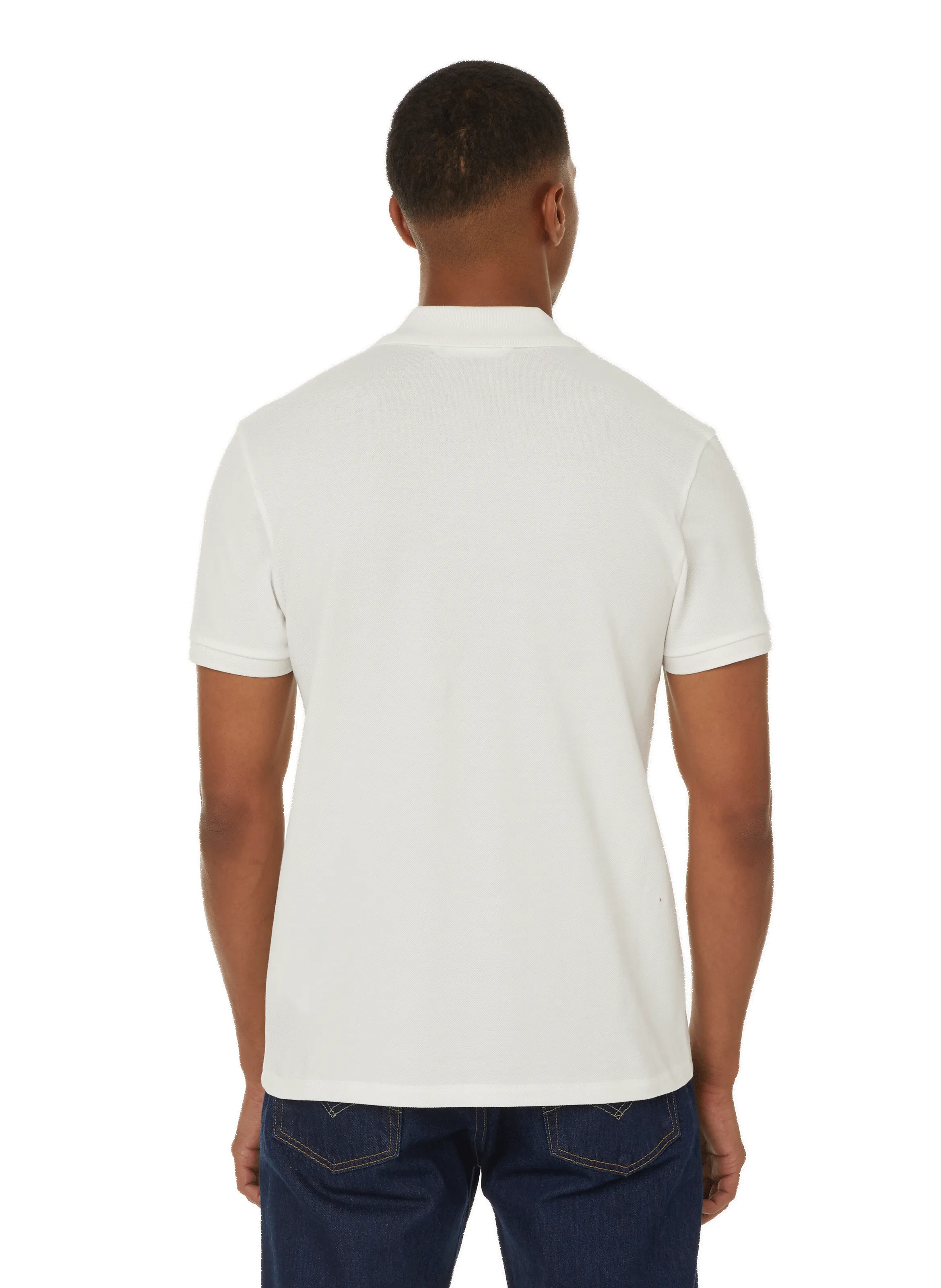 MONCLER  Cotton polo shirt - White