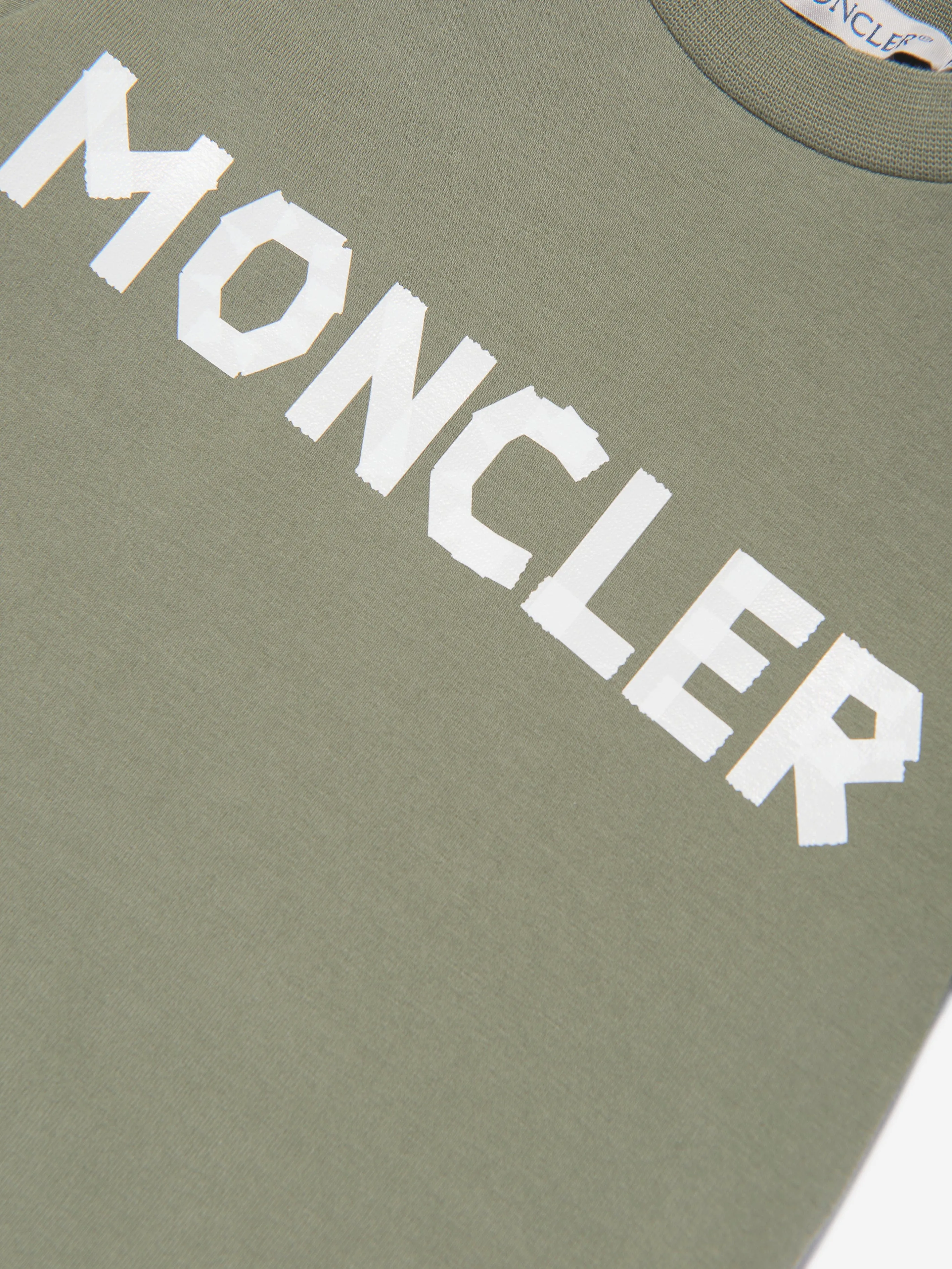 Moncler Enfant Baby Boys Logo T-Shirt in Green