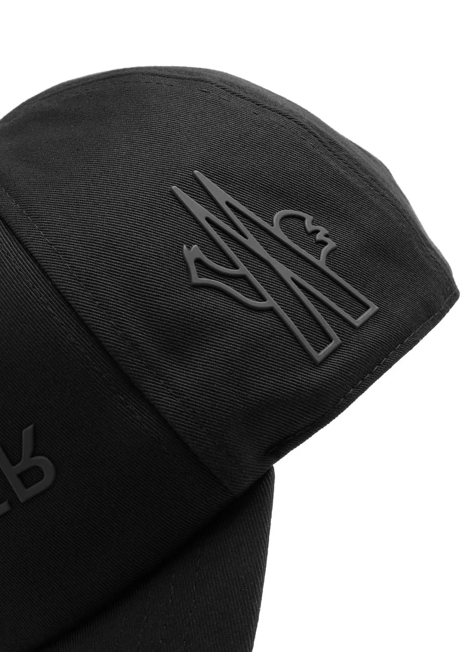 MONCLER GRENOBLE Day-Namic logo cotton cap  -                         -                     -                