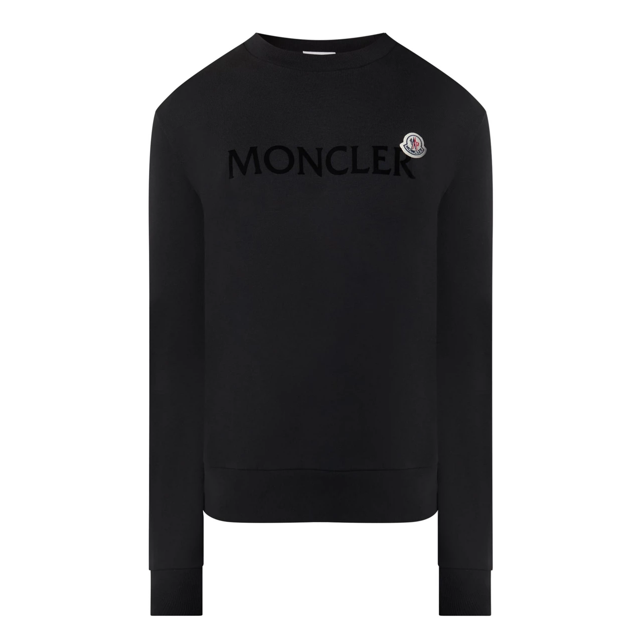 MONCLER Logo Badge Sweatshirt - Black