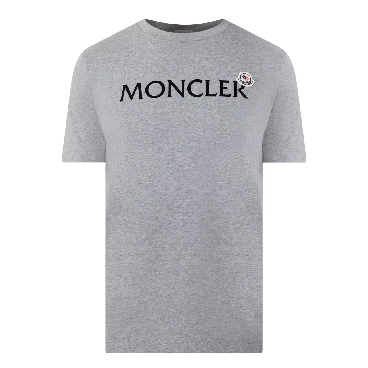 MONCLER Logo Badge T-Shirt - Grey