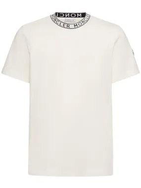 Moncler   Logo cotton jersey t-shirt 