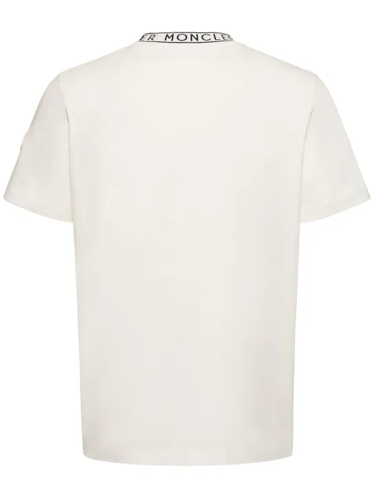 Moncler   Logo cotton jersey t-shirt 