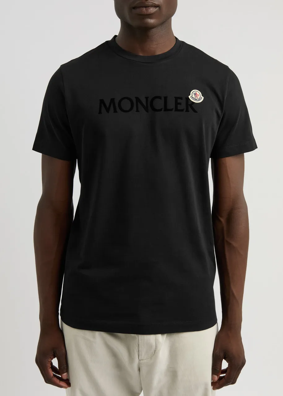 MONCLER Logo cotton T-shirt -                         -                     -                