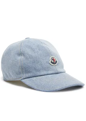 MONCLER Logo denim cap -                         -                     -                