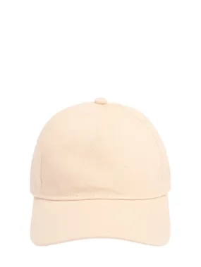 Moncler   Logo detail cotton baseball cap 