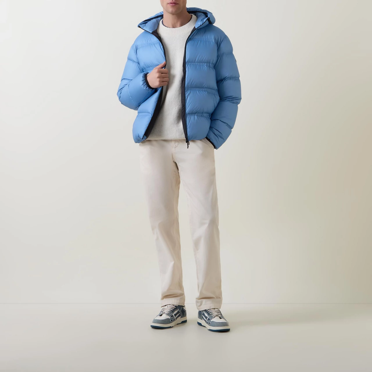 MONCLER Masac Padded Jacket - Blue