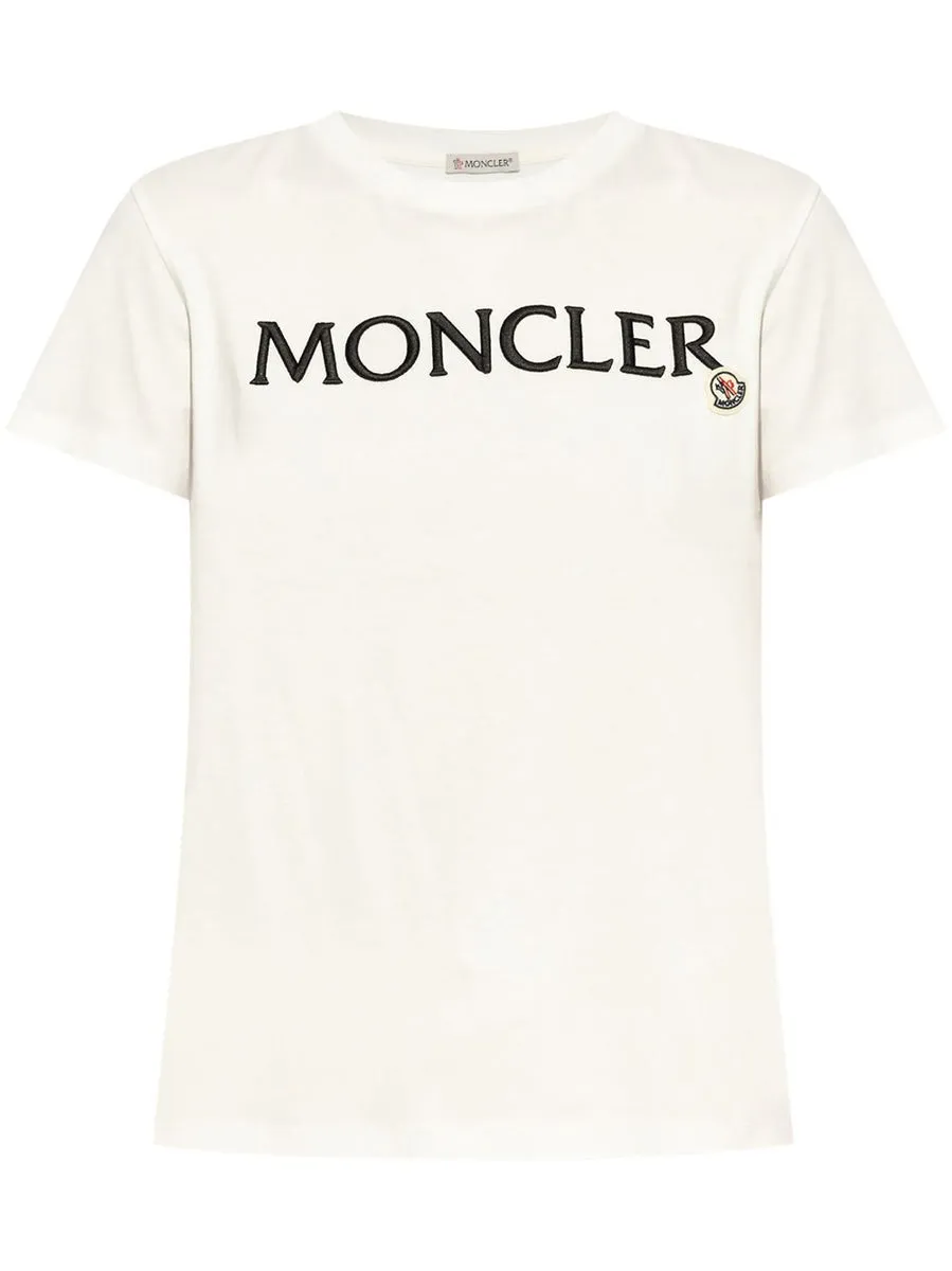 Moncler    Moncler Logo Cotton T Shirt