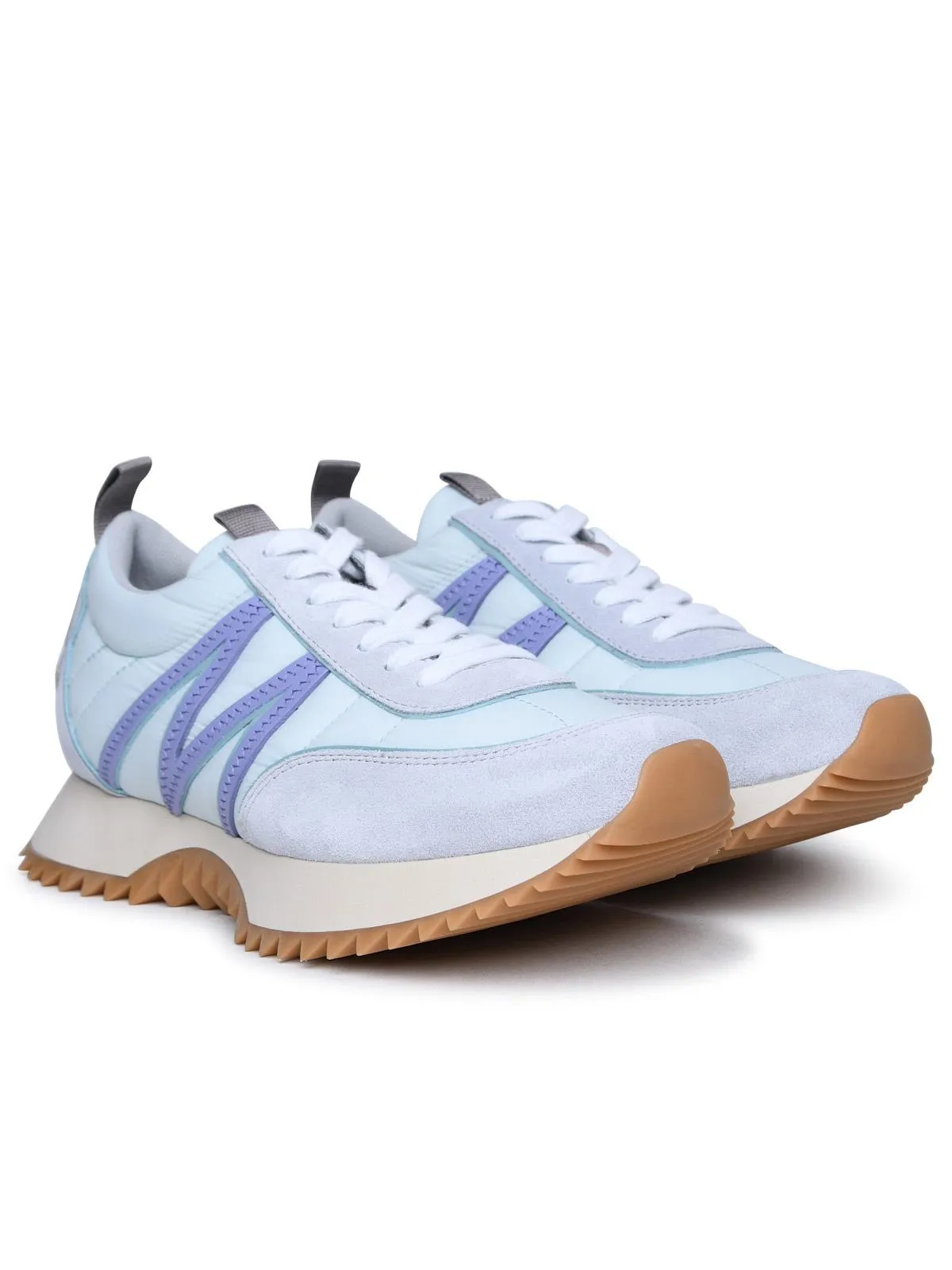 Moncler    Moncler 'Pacey' Sneakers In Light Blue Polyamide