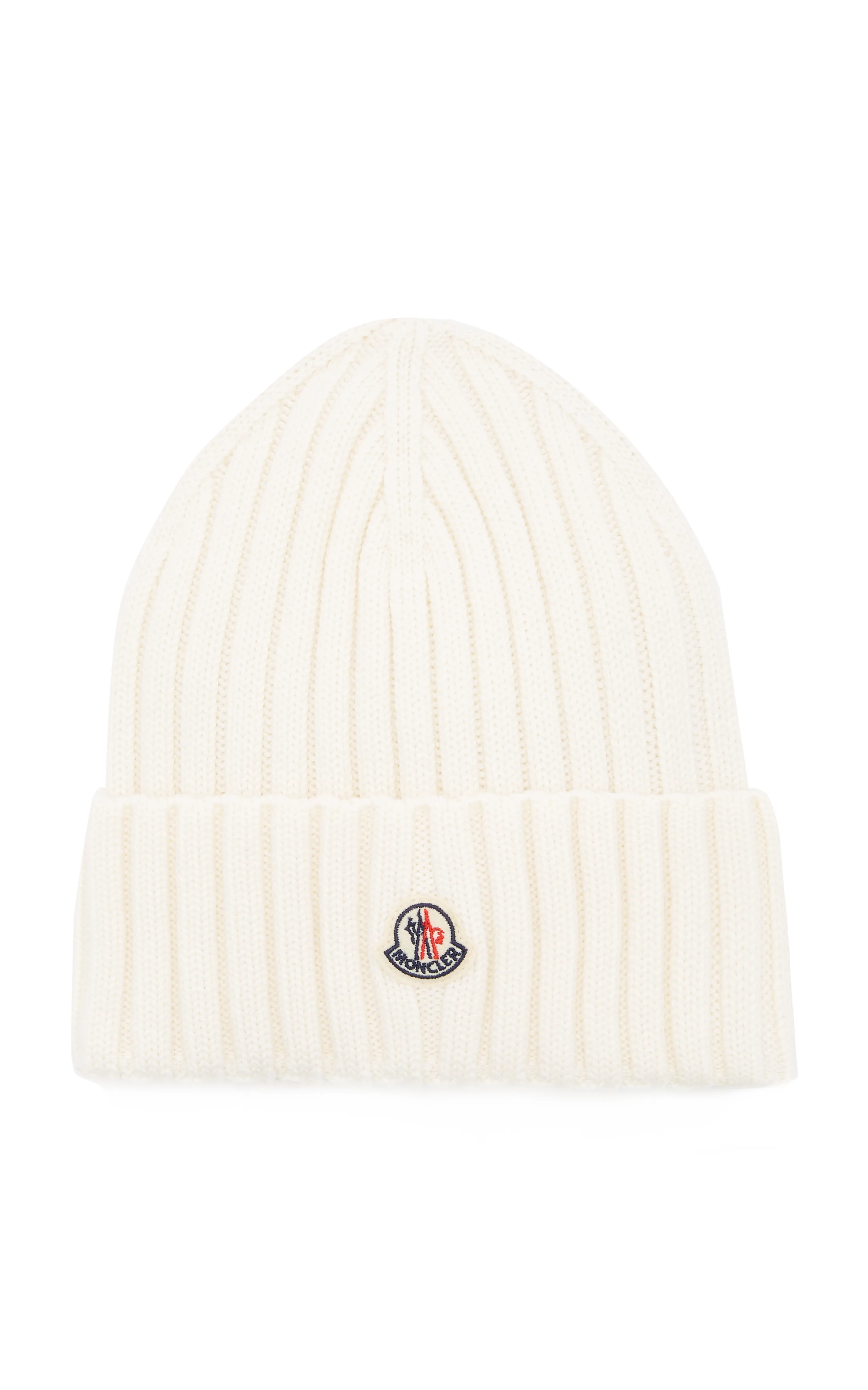 Moncler Ribbed-Knit Wool Beanie