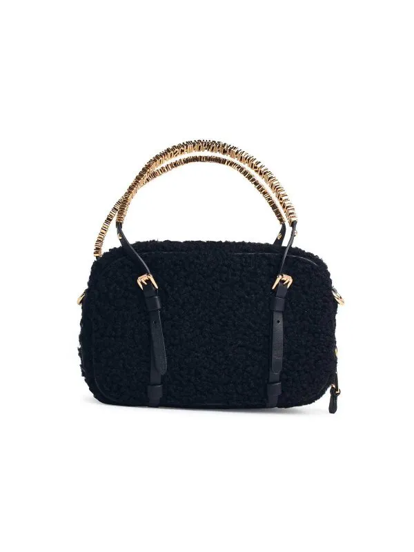 Moschino Soft Black Polyester Bag