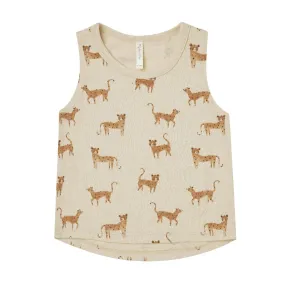 Muscle Tank - Leopard - Natural - FINAL SALE