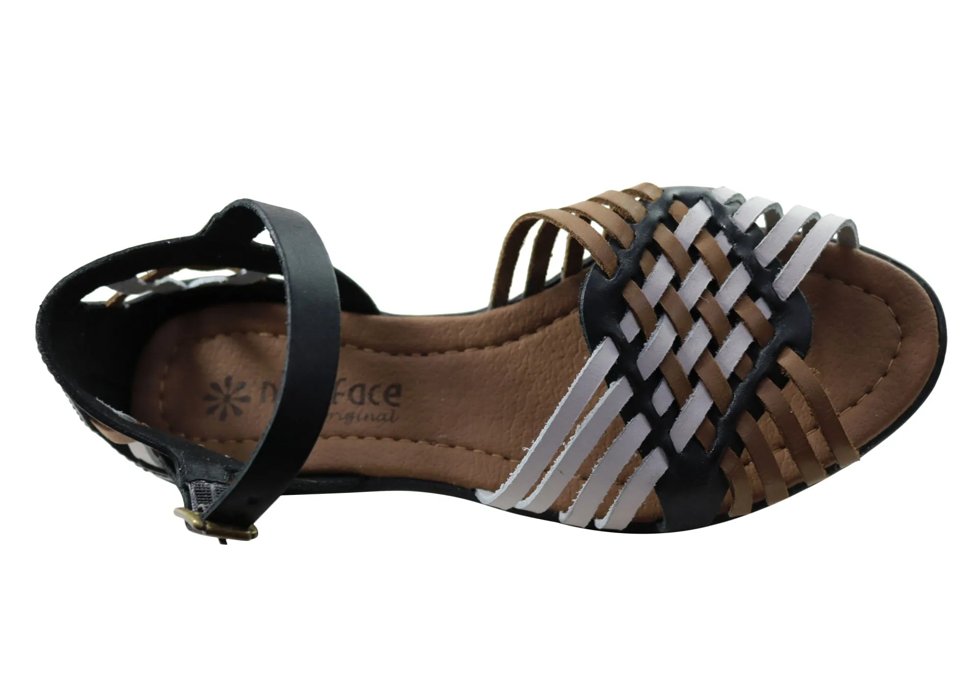 New Face Tamara Womens Comfortable Leather Sandals Made In Brazil