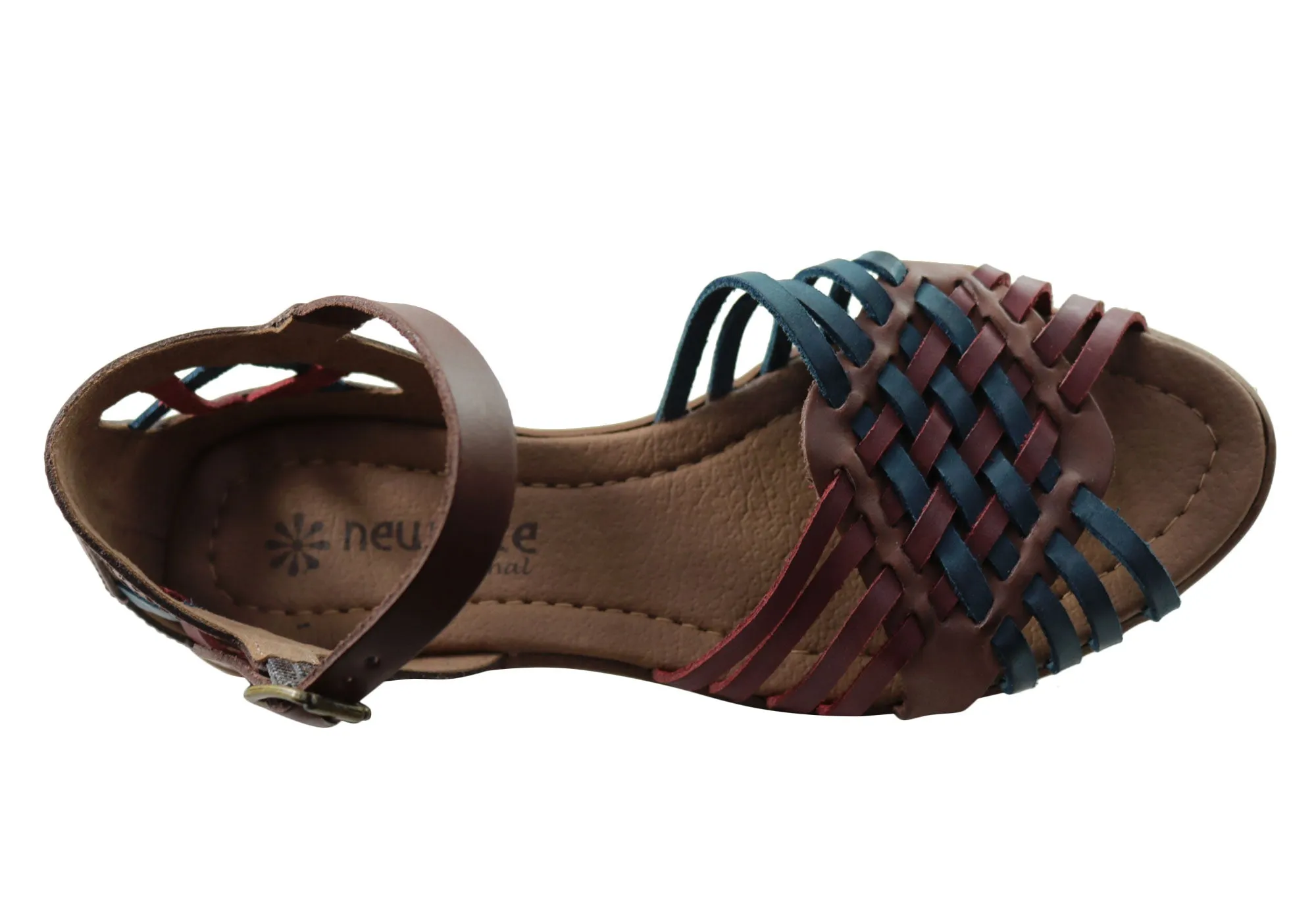 New Face Tamara Womens Comfortable Leather Sandals Made In Brazil