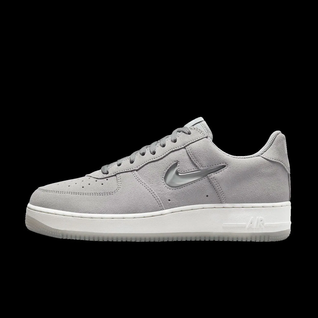 Nike Air Force 1 Low Retro (LT Smoke Grey/LT Smoke Grey-Summit White)