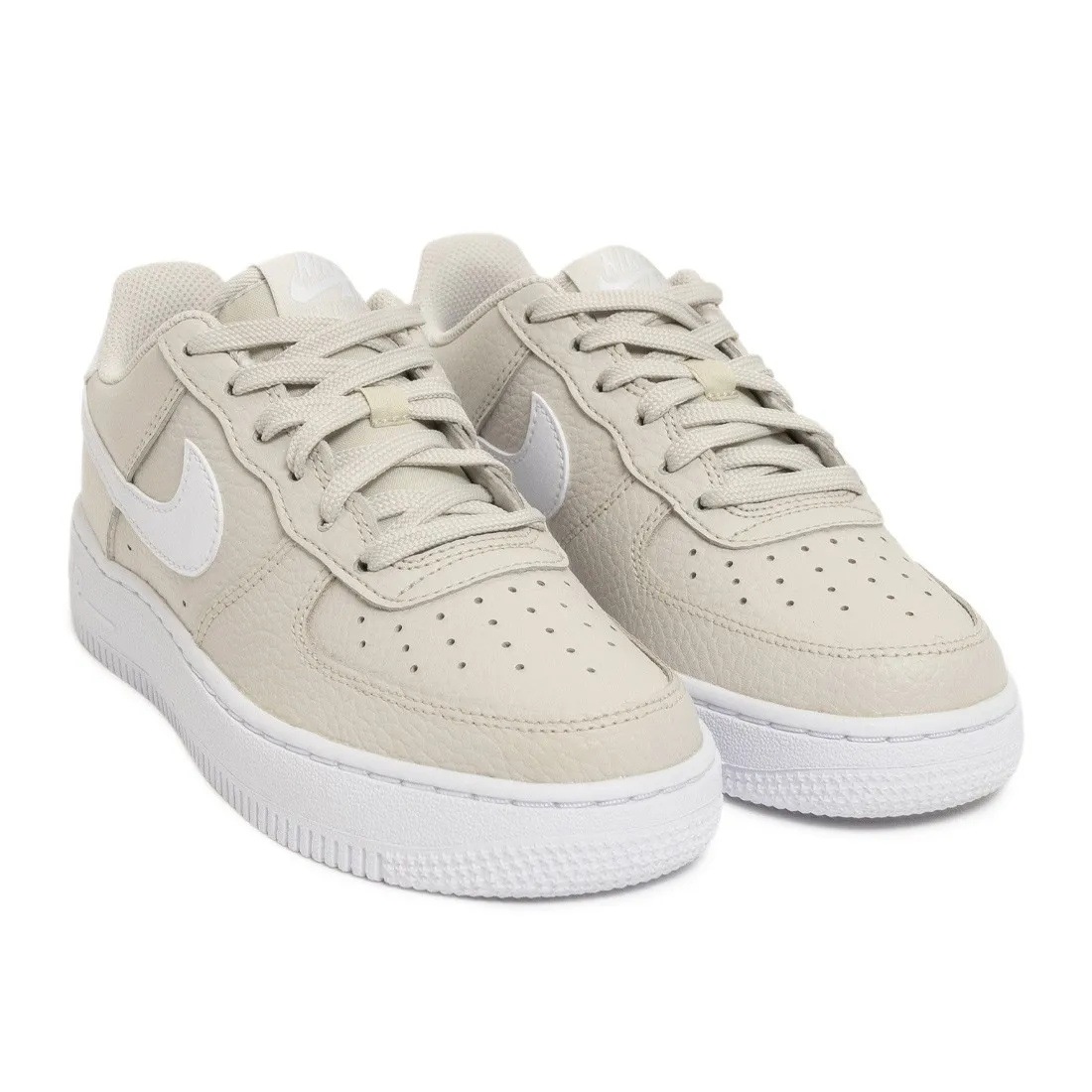 Nike Big Kids Air Force 1 (light bone / white)