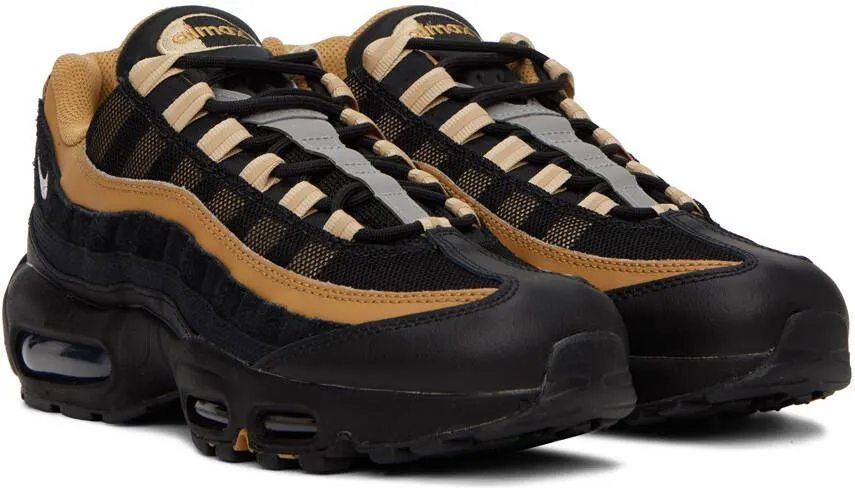 Nike Black & Gold Air Max 95 Sneakers