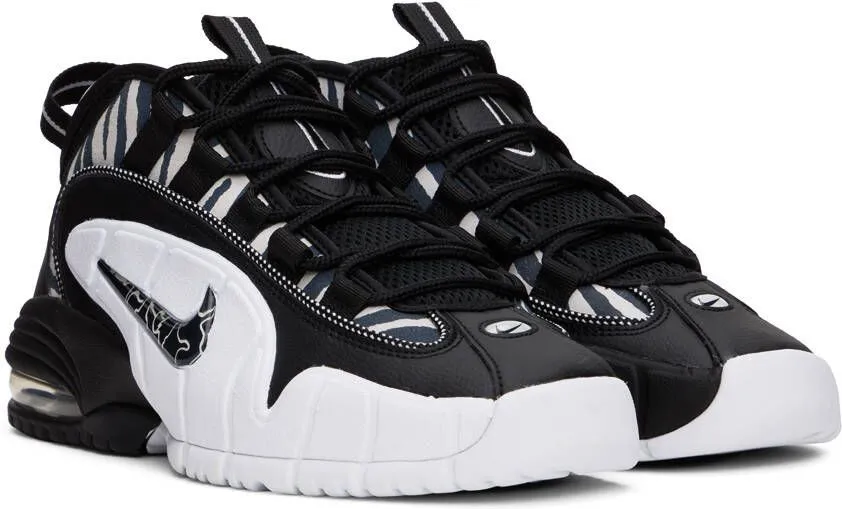 Nike Black & White Air Max Penny Sneakers