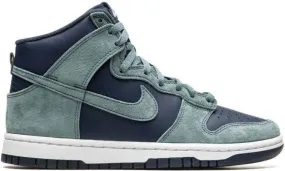 Nike Dunk High Retro PRM Teal Suede sneakers Blue