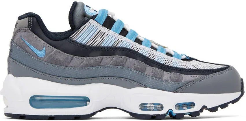 Nike Gray & Navy Air Max 95 Sneakers