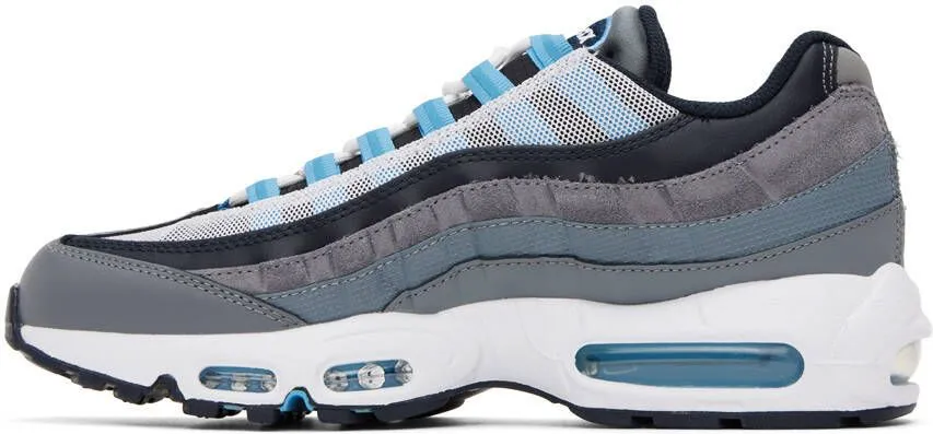 Nike Gray & Navy Air Max 95 Sneakers