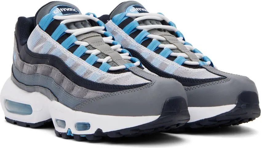 Nike Gray & Navy Air Max 95 Sneakers