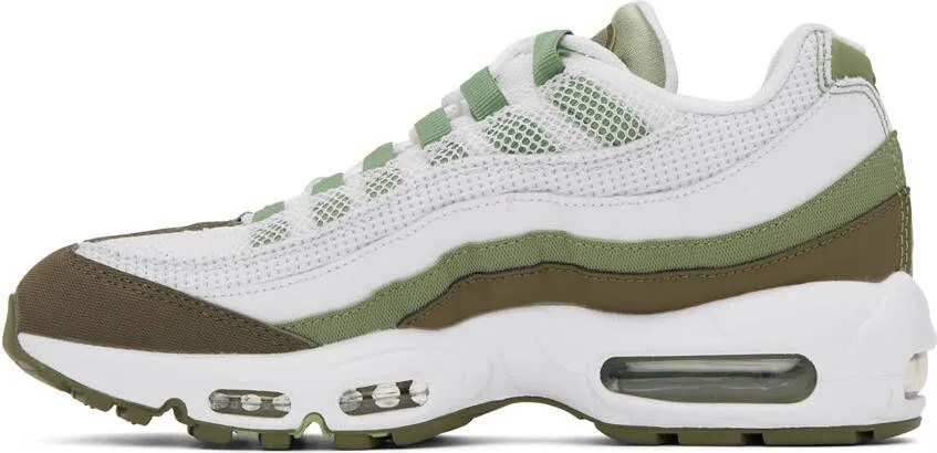 Nike Green & White Air Max 95 Sneakers