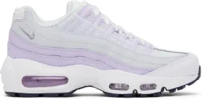 Nike Kids White & Purple Air Max 95 Recraft Sneakers