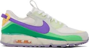 Nike Off-White & Green Air Max Terrascape 90 Sneakers