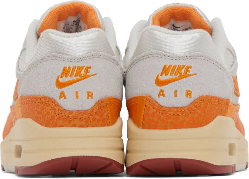 Nike Orange & Gray Air Max 1 Sneakers