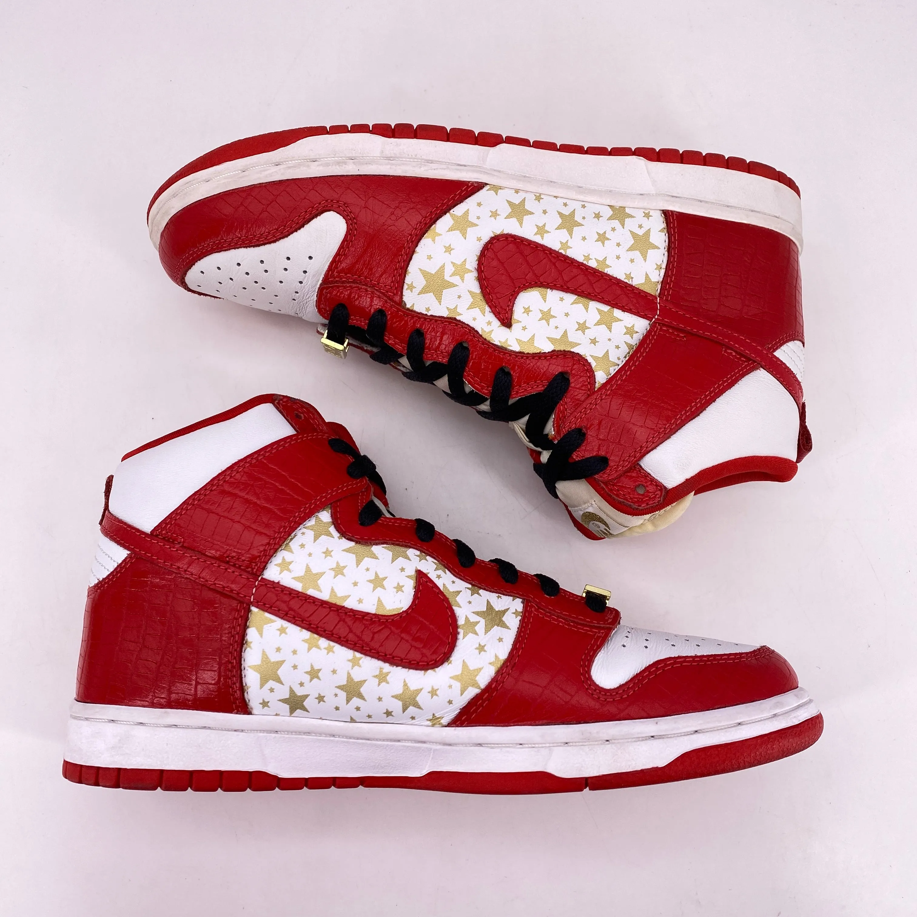 Nike SB Dunk High Supreme Red 2003 Used Size 9