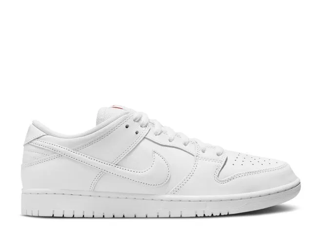 Nike SB Dunk Low Pro ISO (White/White/White)