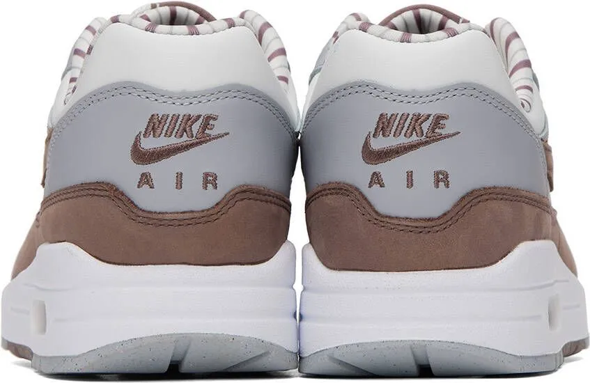 Nike White & Brown Air Max 1 Shima Sneakers