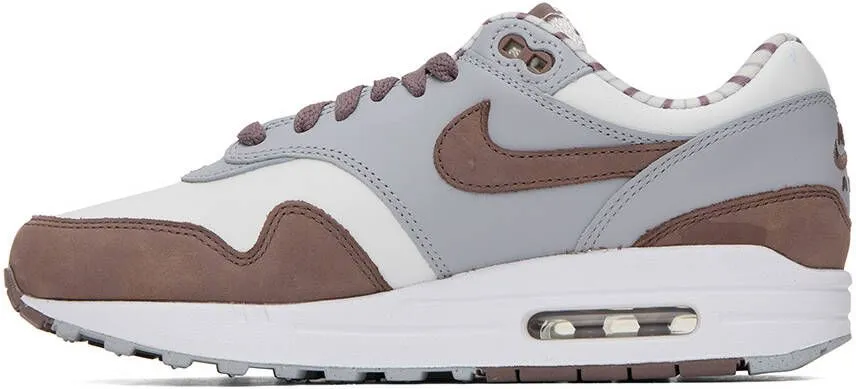 Nike White & Brown Air Max 1 Shima Sneakers