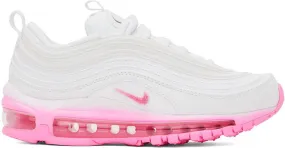 Nike White & Pink Air Max 97 SE Sneakers