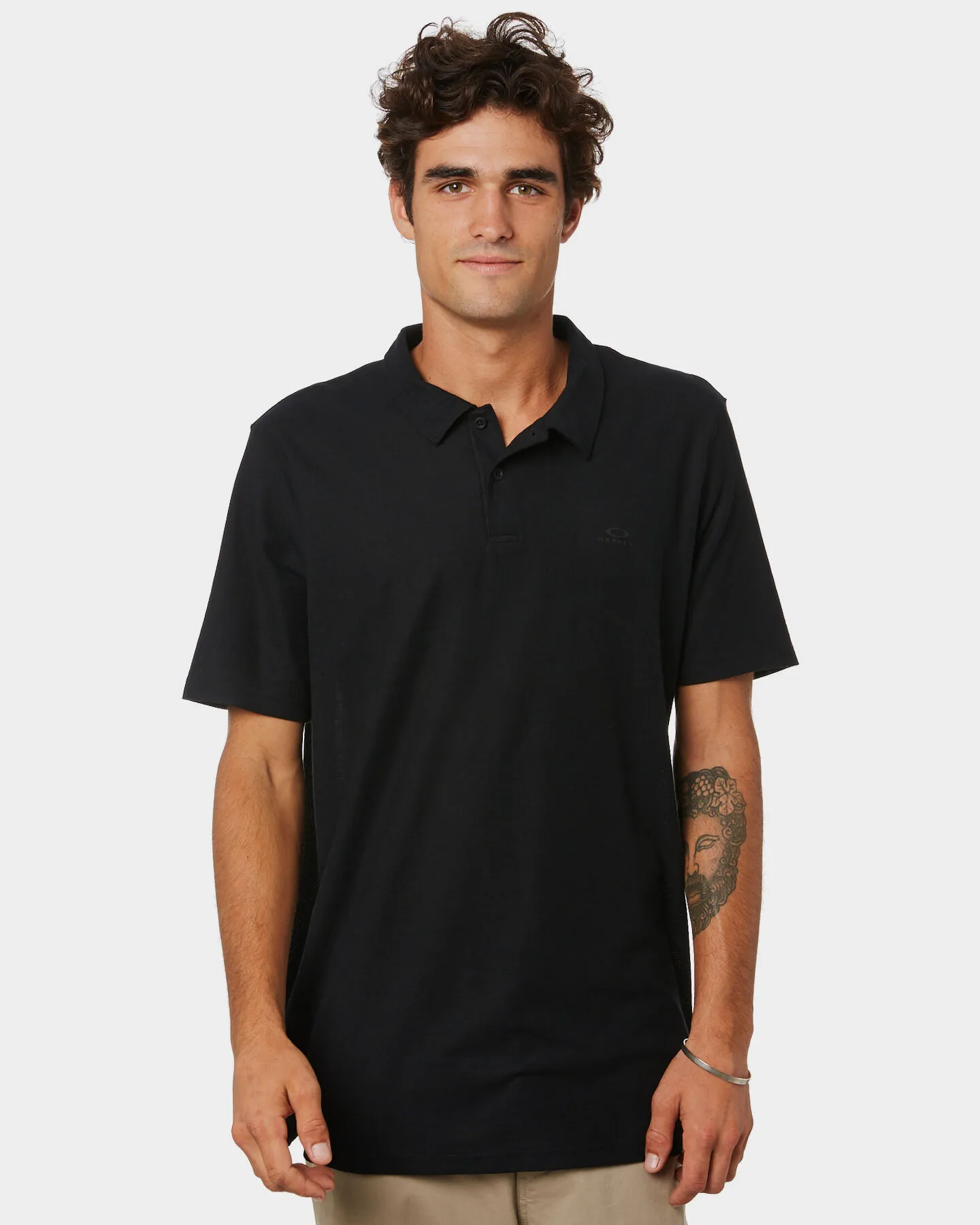 Oakley Relax Mens Polo - Blackout | SurfStitch