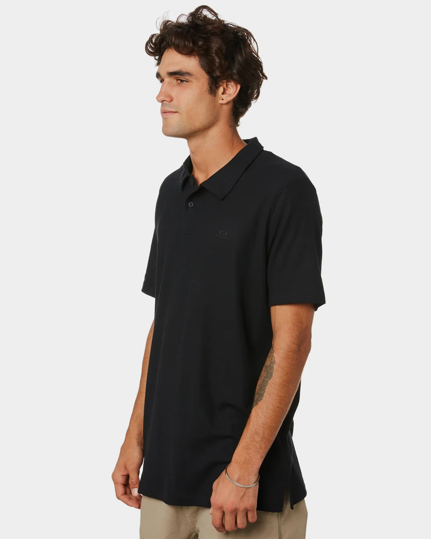 Oakley Relax Mens Polo - Blackout | SurfStitch