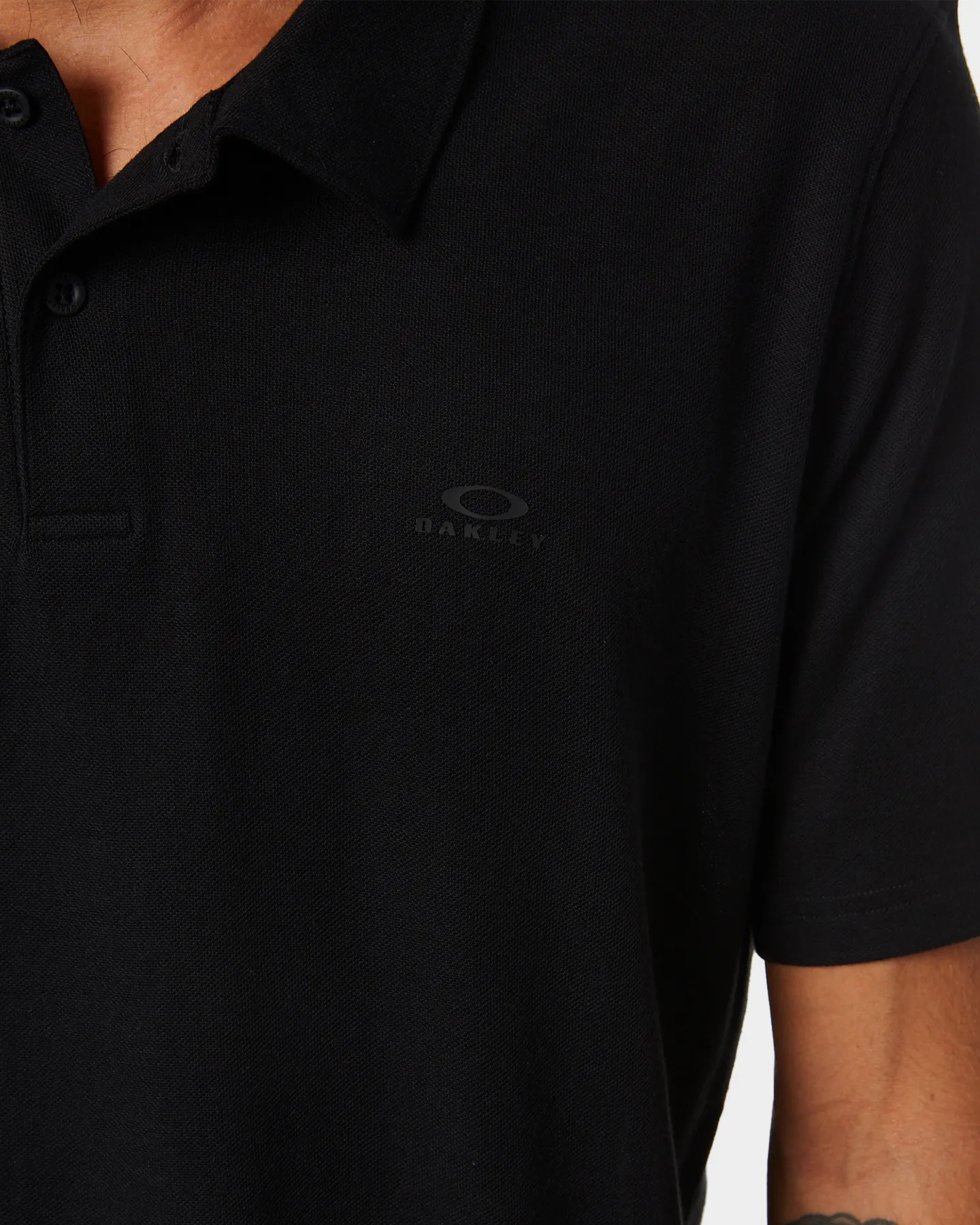 Oakley Relax Mens Polo - Blackout | SurfStitch