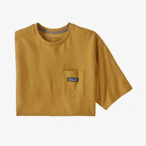 Patagonia P-6 Label Pocket T-Shirt - Hawk Gold