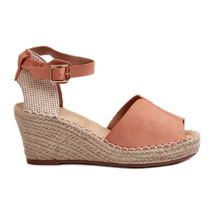 PE1 Comfortable Women's Wedge Sandals Light pink Dellia