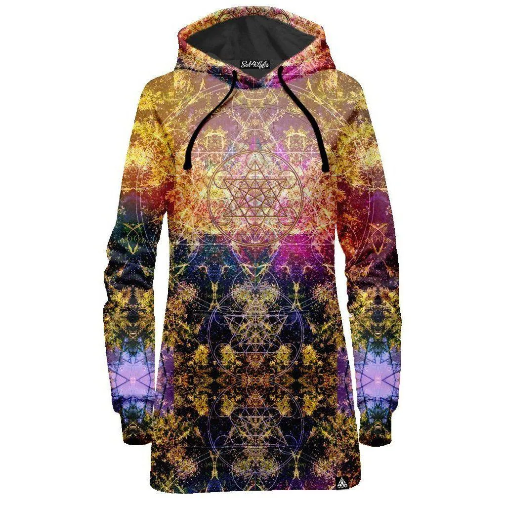 PINEAL METATRON HOODIE DRESS