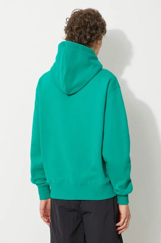 PLEASURES sweatshirt Rhythm Hoodie men's green color