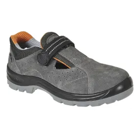 Portwest FW42 Steelite Obra Steel Toe Cap Safety Sandals S1 (Grey)