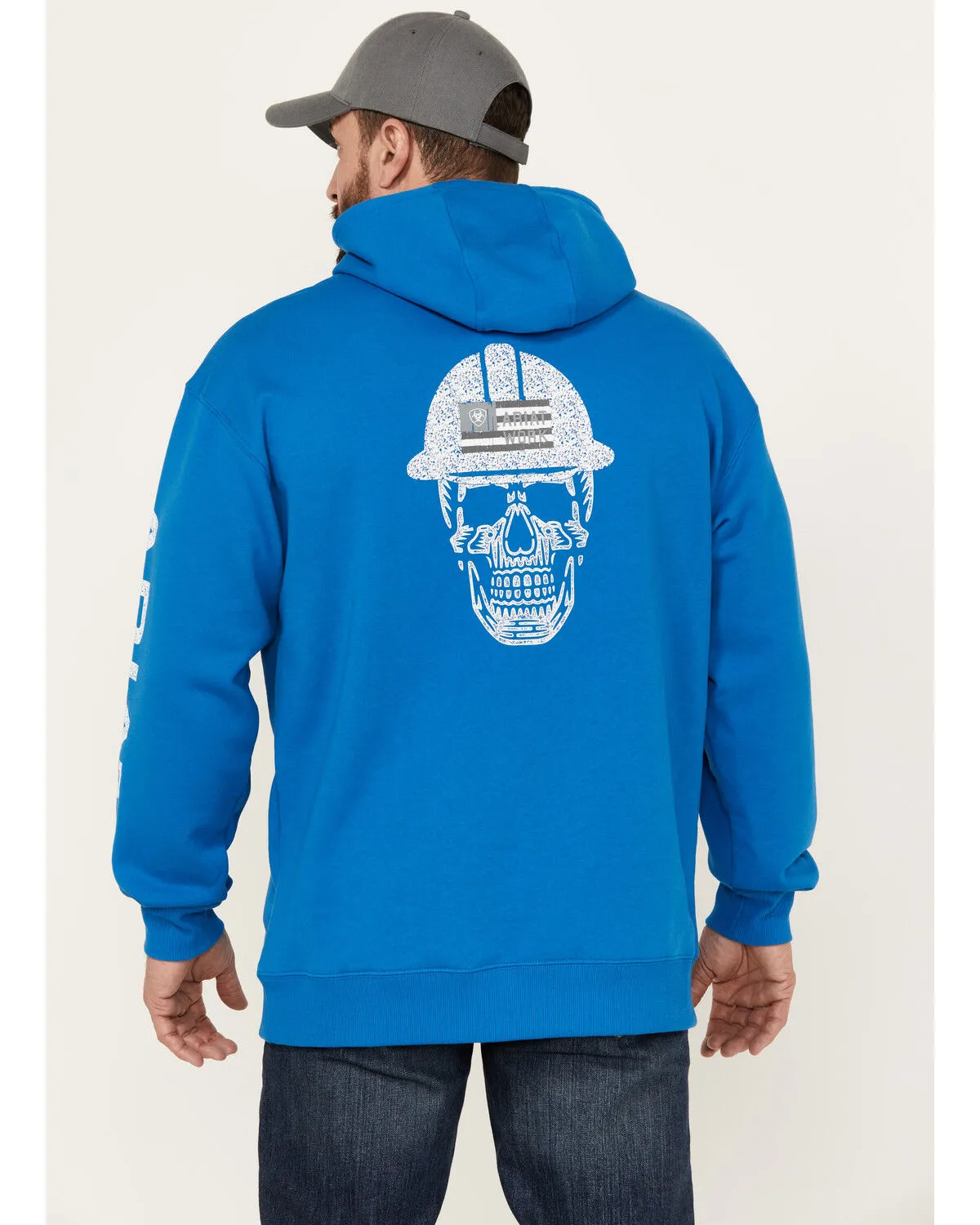 Product Name:  Ariat Men's Rebar Roughneck Pullover Hooded Sweatshirt