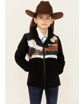 Product Name:  Hooey Girls' Scenic Print Softshell Jacket