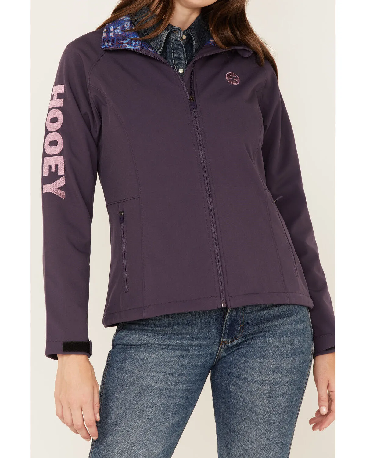 Product Name:  Hooey Women's Southwestern Print Lined Softshell Jacket